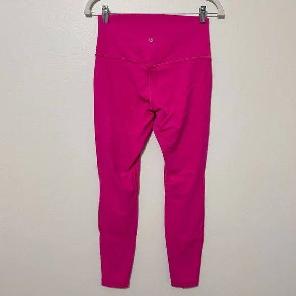 NEW Lululemon Align High-Rise Pant 28" Pink Size 8 LW5CTIS Nulu Double Lined - Picture 6 of 9